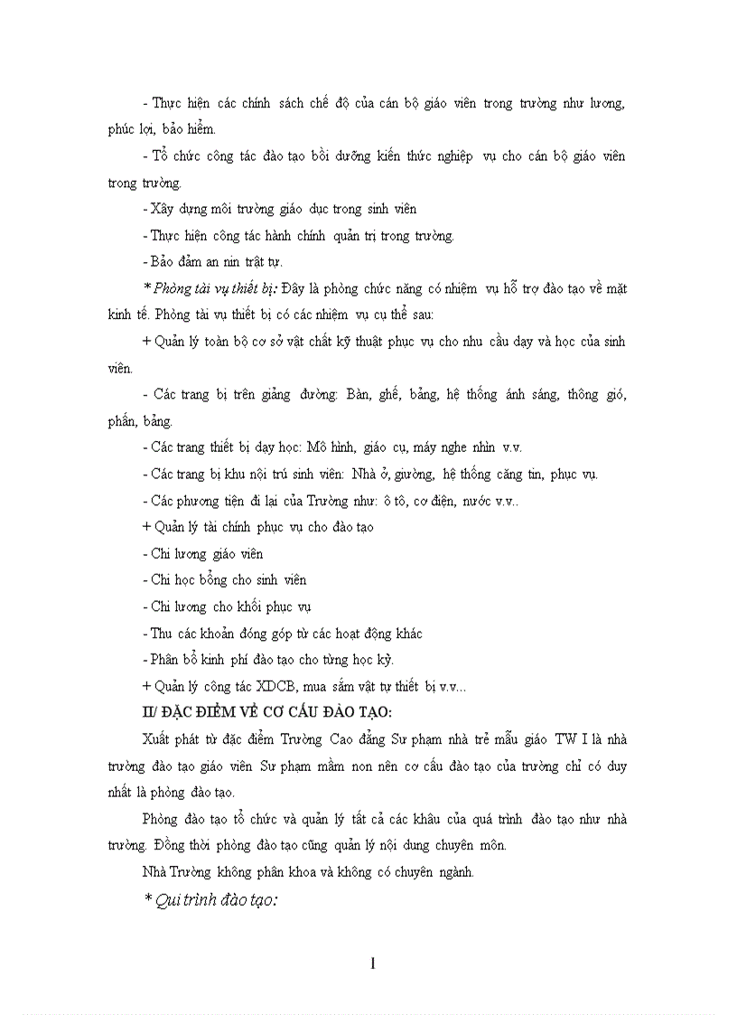 image for page Thực trạng công tác quản lý đào tạo tại trường Cao đẳng sư phạm nhà trẻ mẫu giáo TW I