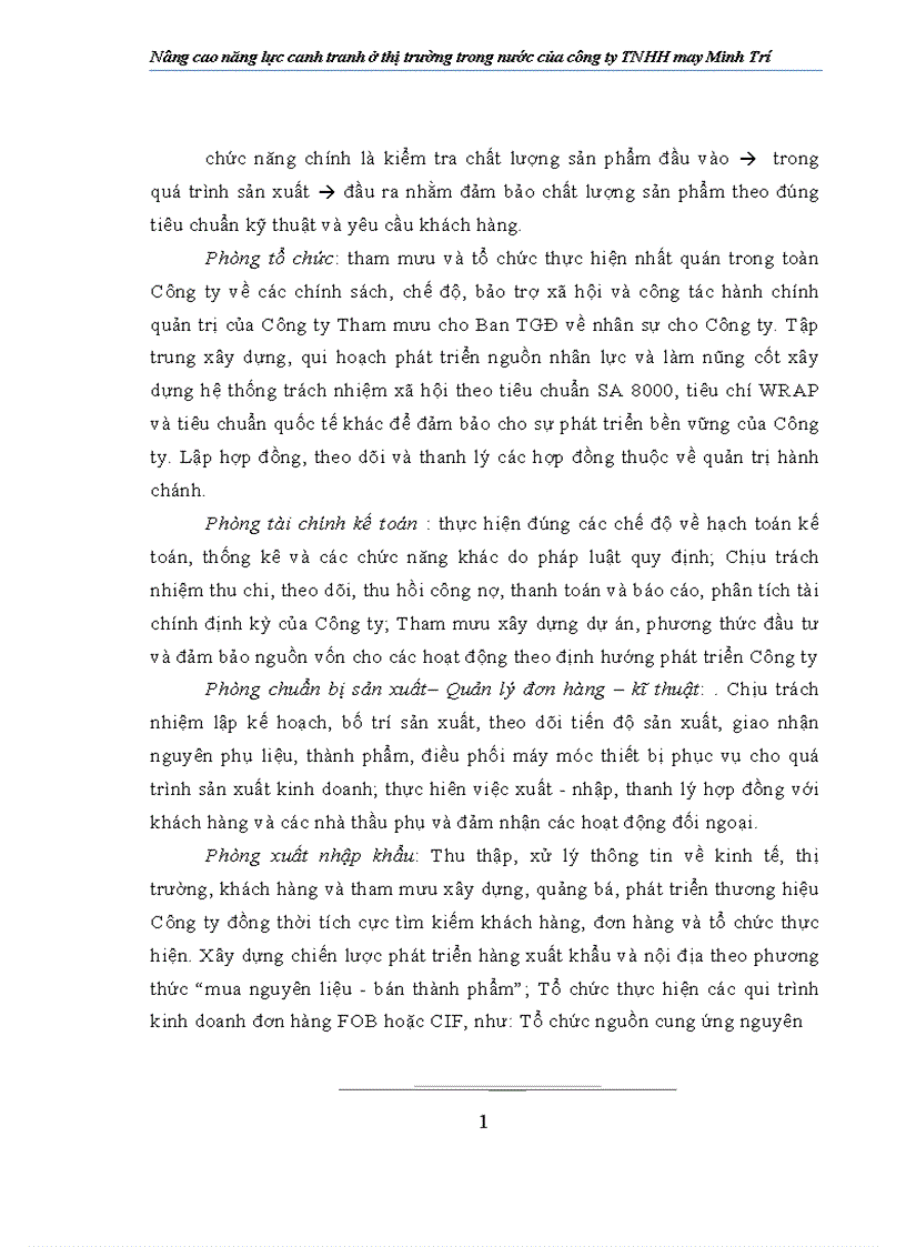 image for page Nâng cao năng lực cạnh tranh ở thị trường trong nước của Công ty TNHH may Minh Trí