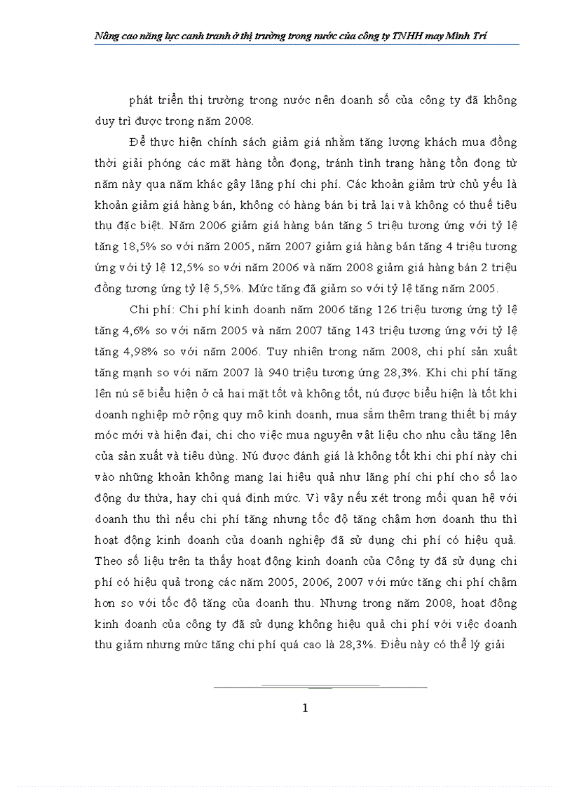 image for page Nâng cao năng lực cạnh tranh ở thị trường trong nước của Công ty TNHH may Minh Trí
