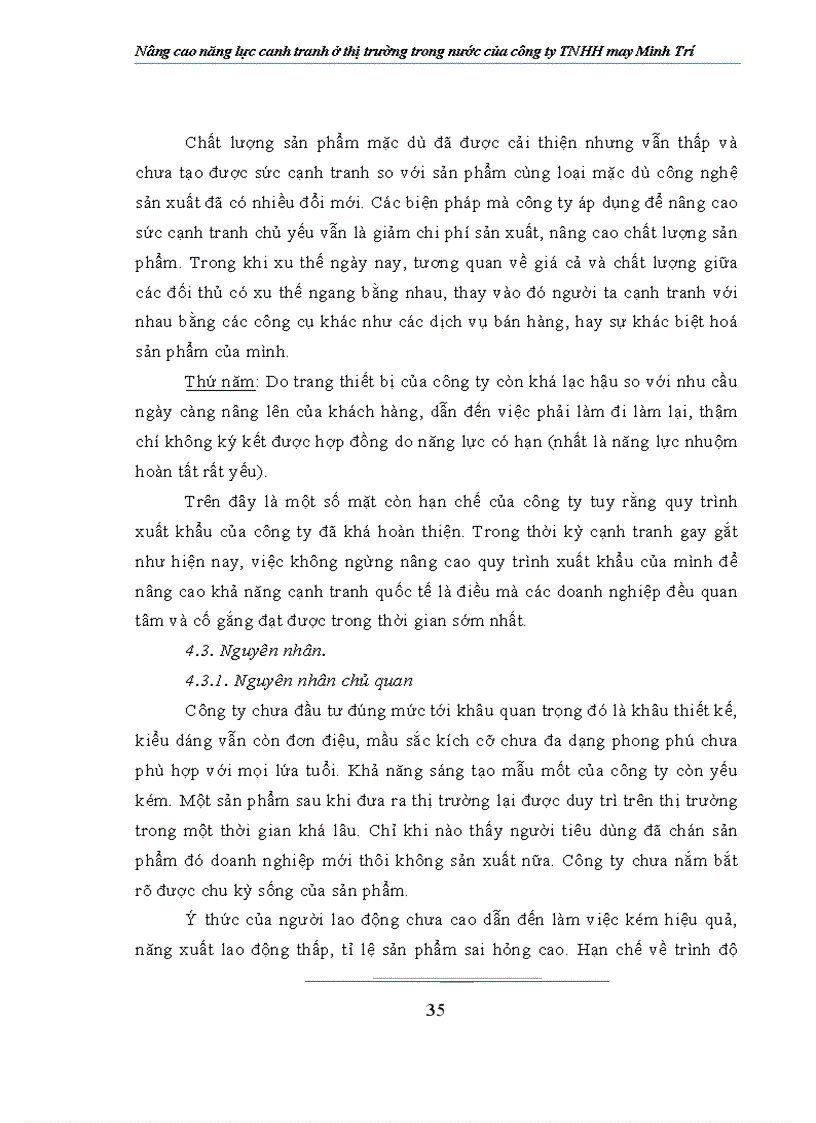 image for page Nâng cao năng lực cạnh tranh ở thị trường trong nước của Công ty TNHH may Minh Trí