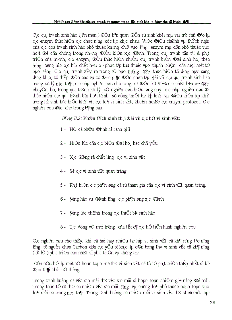 image for page Nghiên cứu động học của quá trình tạo màng trong lọc sinh học áp dụng cho xử lý nước thải
