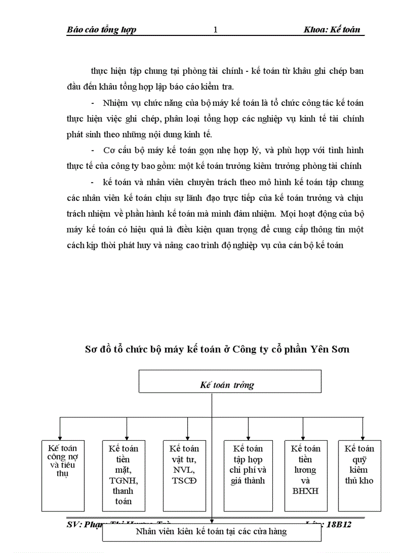 image for page Đặc điểm tổ chức hạch toán kế toán tại Công ty cổ phần Yên Sơn
