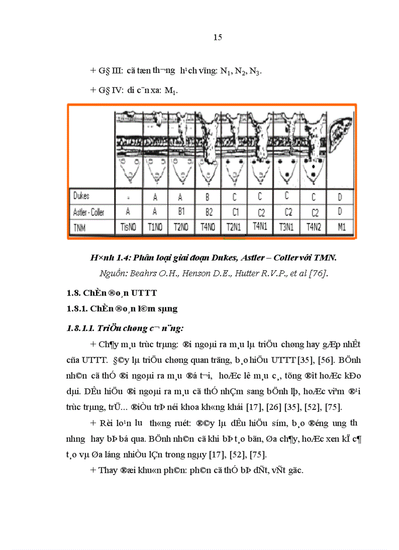 image for page Nghiên cứu mức xâm lấn di căn hạch của ung thư biểu mô tuyến trực tràng qua lâm sàng chụp CT và chụp công hưởng từ 1