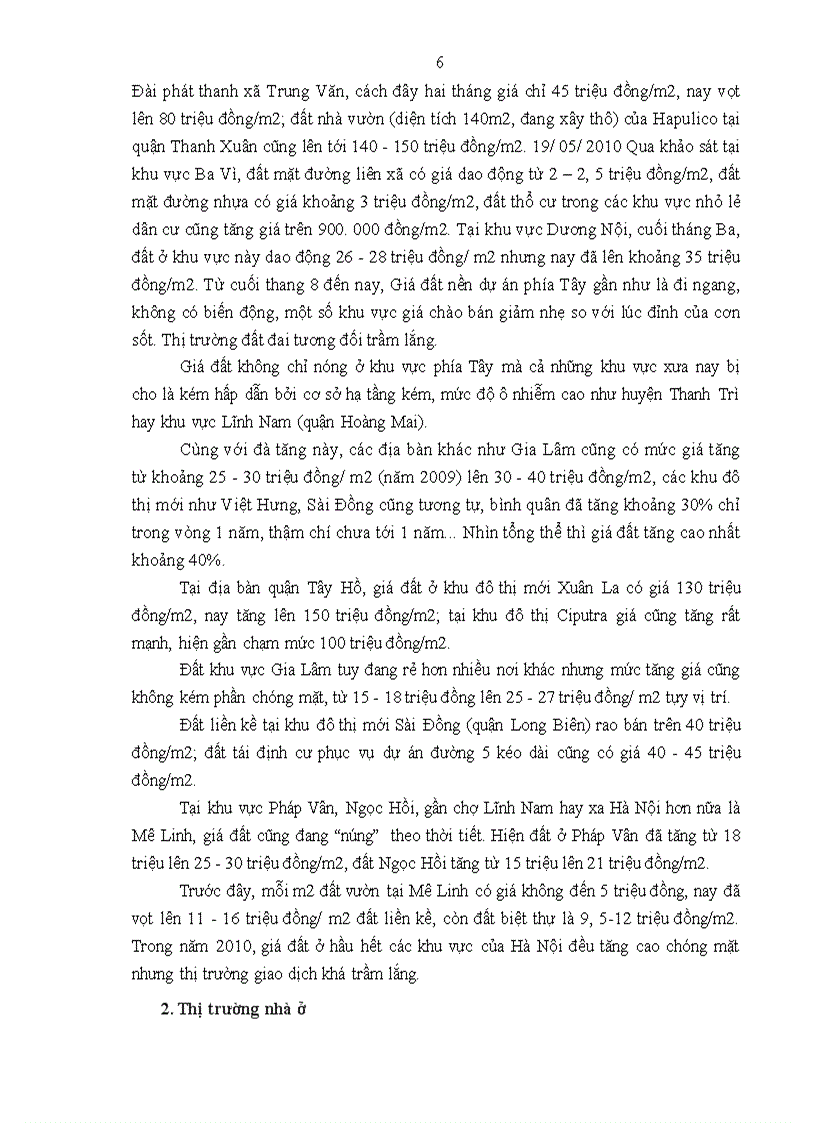 image for page Thị trường đất đai và nhà ở trên địa bàn hà nội thực trạng và giải pháp
