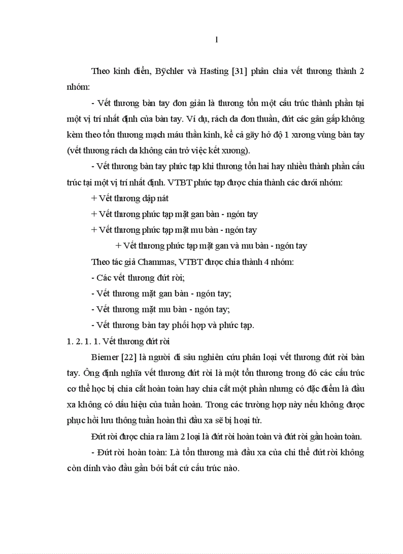 image for page Nghiên cứu đặc điểm tổn thương và đánh giá kết quả điều trị vết thương bàn tay tại Bệnh viện Xanh Pôn 1
