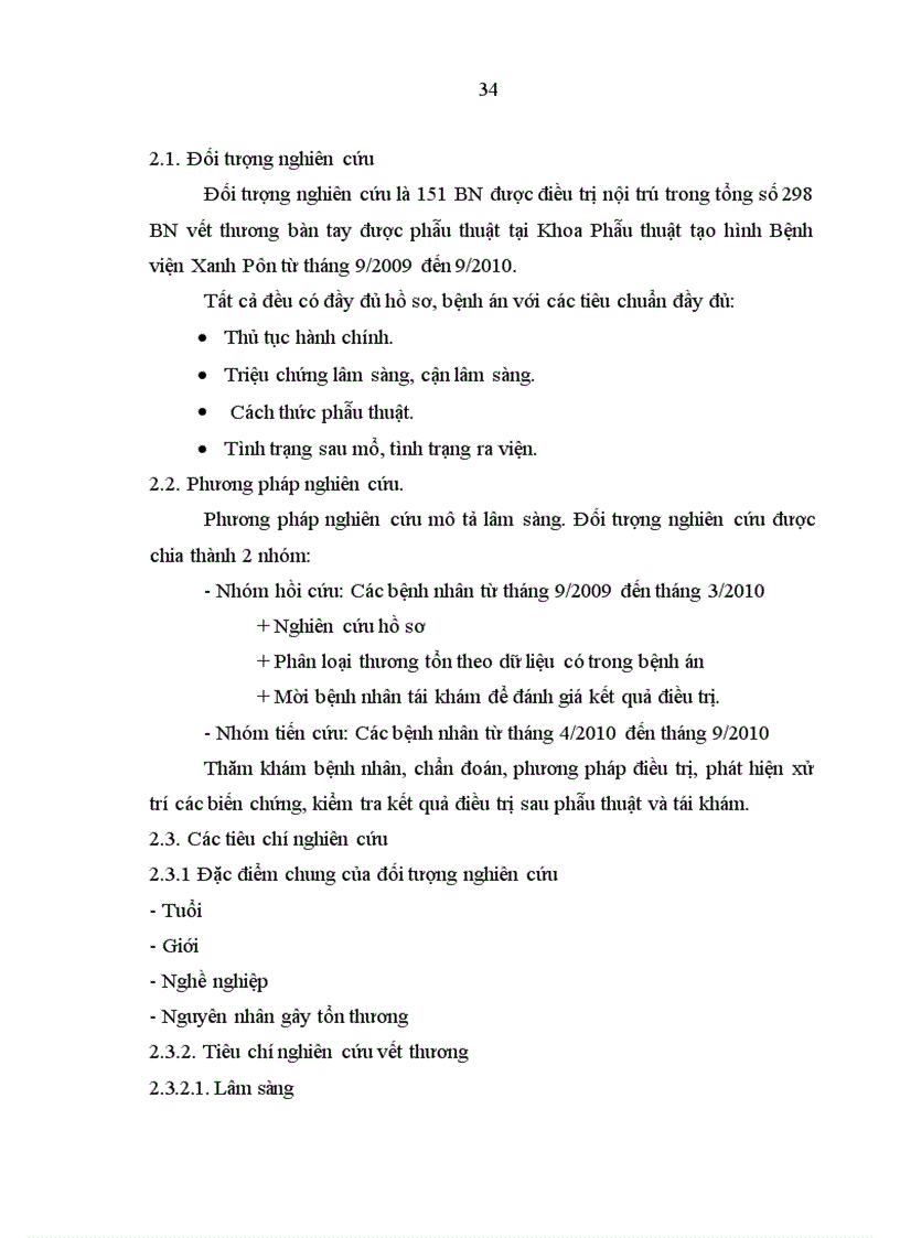 image for page Nghiên cứu đặc điểm tổn thương và đánh giá kết quả điều trị vết thương bàn tay tại Bệnh viện Xanh Pôn 1
