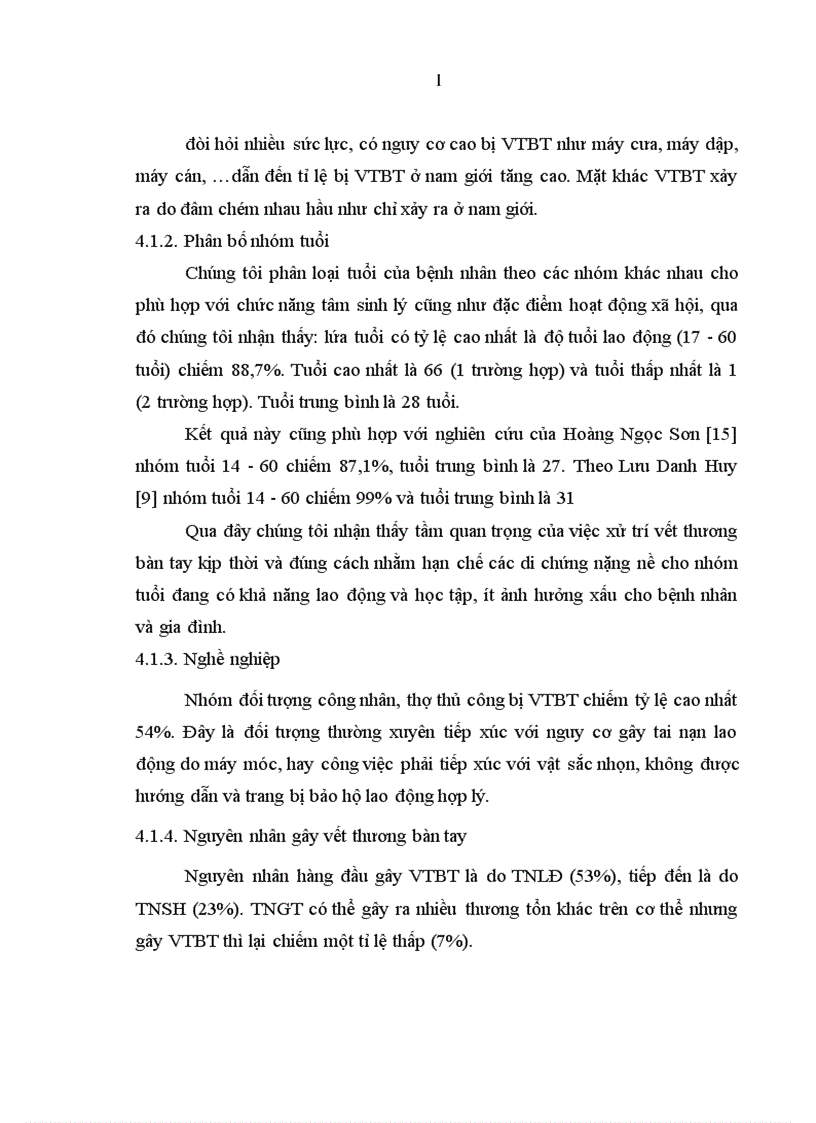 image for page Nghiên cứu đặc điểm tổn thương và đánh giá kết quả điều trị vết thương bàn tay tại Bệnh viện Xanh Pôn 1