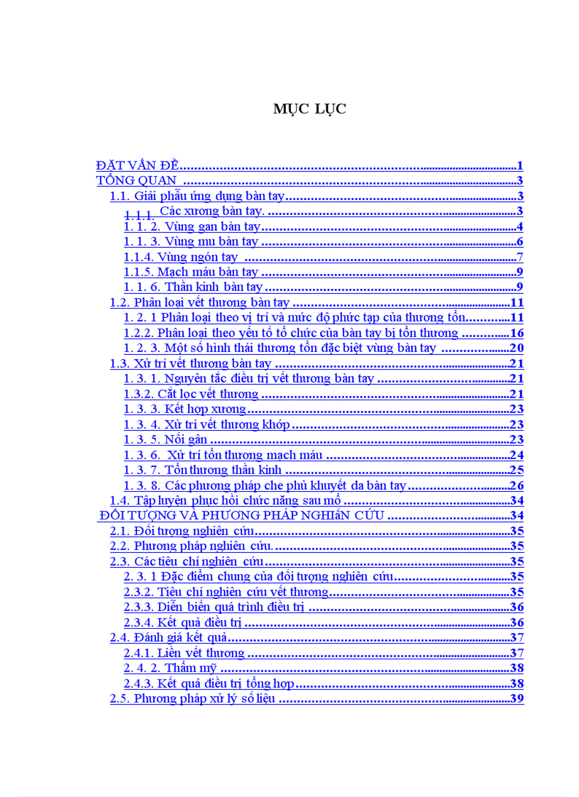 image for page Nghiên cứu đặc điểm tổn thương và đánh giá kết quả điều trị vết thương bàn tay tại Bệnh viện Xanh Pôn 1