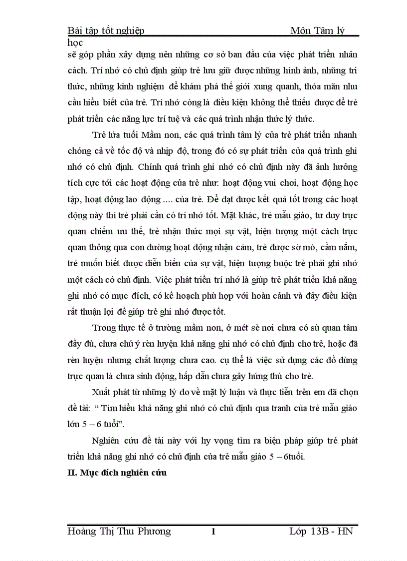 image for page Tìm hiểu khả năng ghi nhớ có chủ định qua tranh của trẻ mẫu giáo lớn 5 6 tuổi