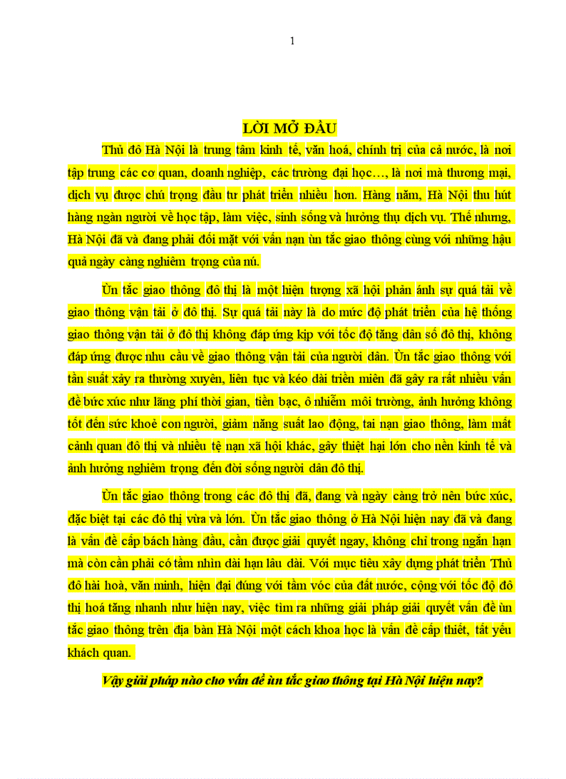 image for page Giải pháp giảm ùn tắc giao thông đô thị trên địa bàn Thành phố Hà Nội 1