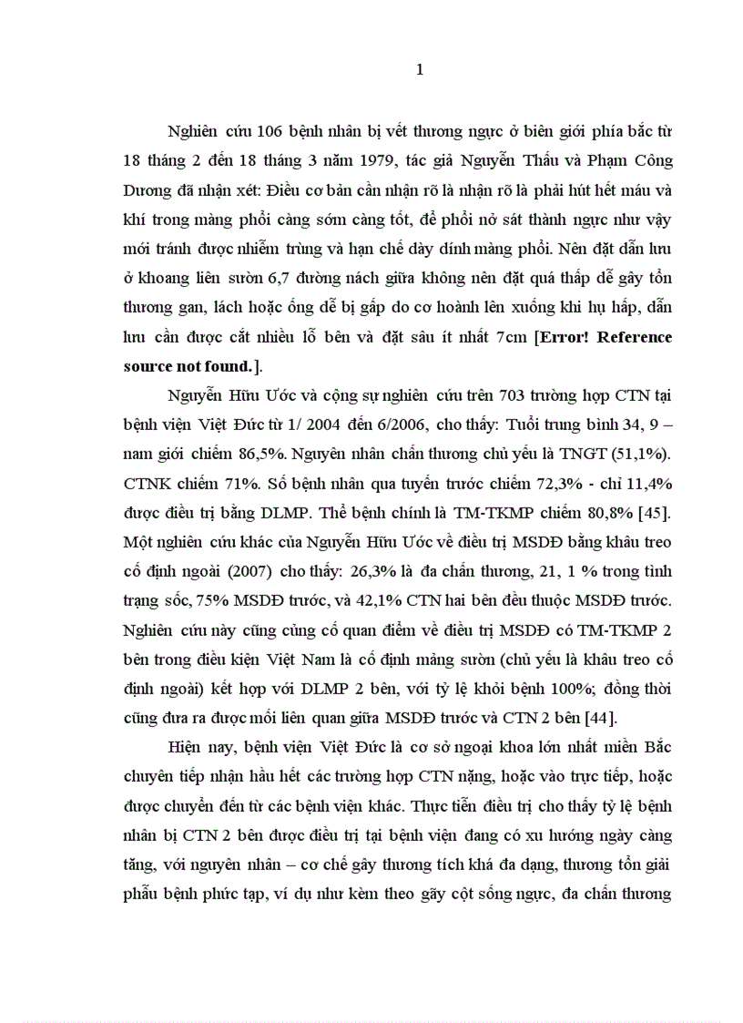 image for page Nghiên cứu đặc điểm lâm sàng cận lâm sàng và kết quả điều trị tràn máu tràn khí màng phổi hai bên trong chấn thương ngực kín 1