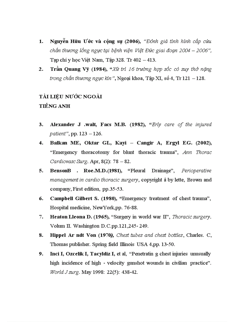 image for page Nghiên cứu đặc điểm lâm sàng cận lâm sàng và kết quả điều trị tràn máu tràn khí màng phổi hai bên trong chấn thương ngực kín 1