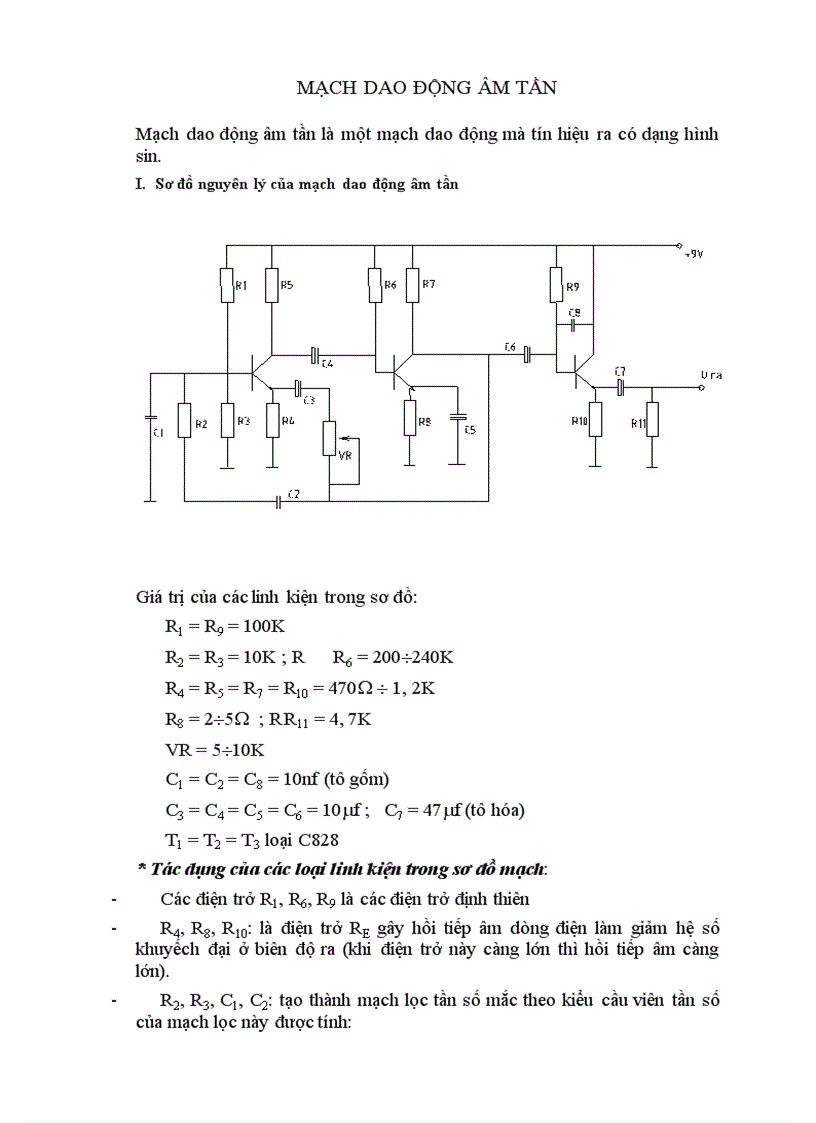 image for page Mạch dao động âm tần 1