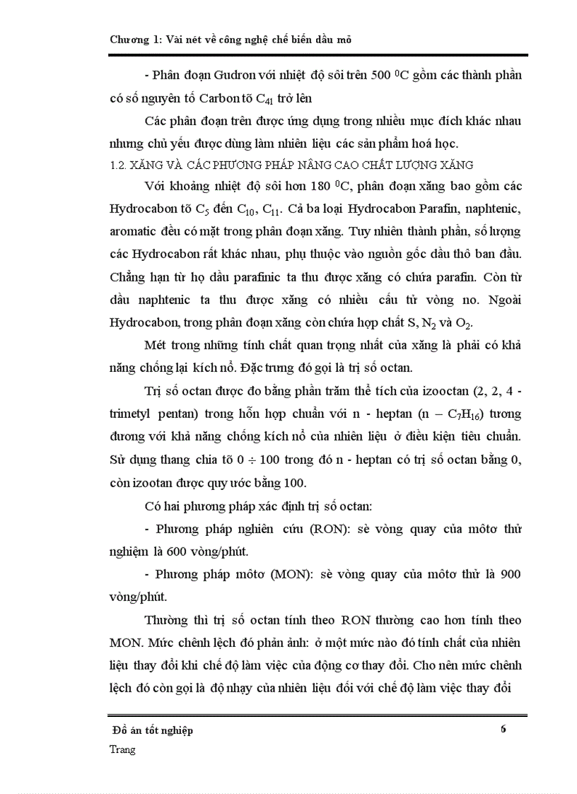 image for page Quá trình reforming xúc tác xăng nặng