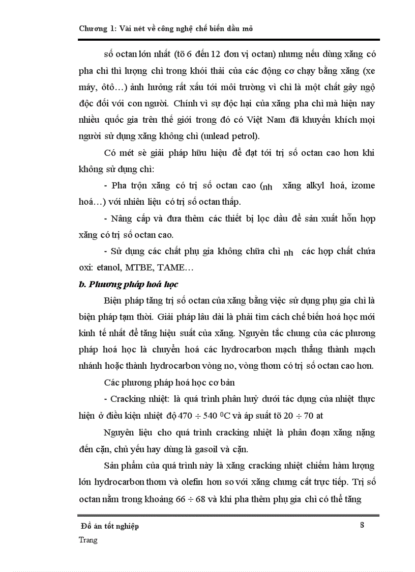 image for page Quá trình reforming xúc tác xăng nặng