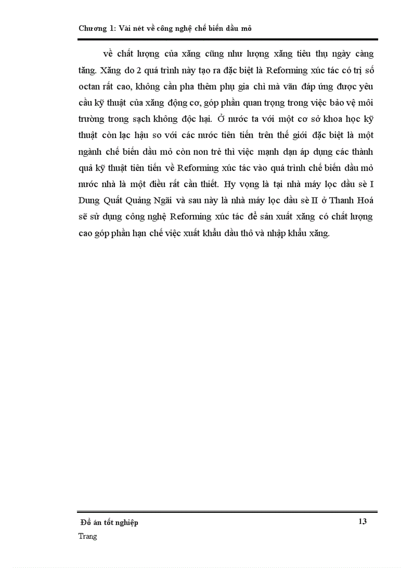 image for page Quá trình reforming xúc tác xăng nặng