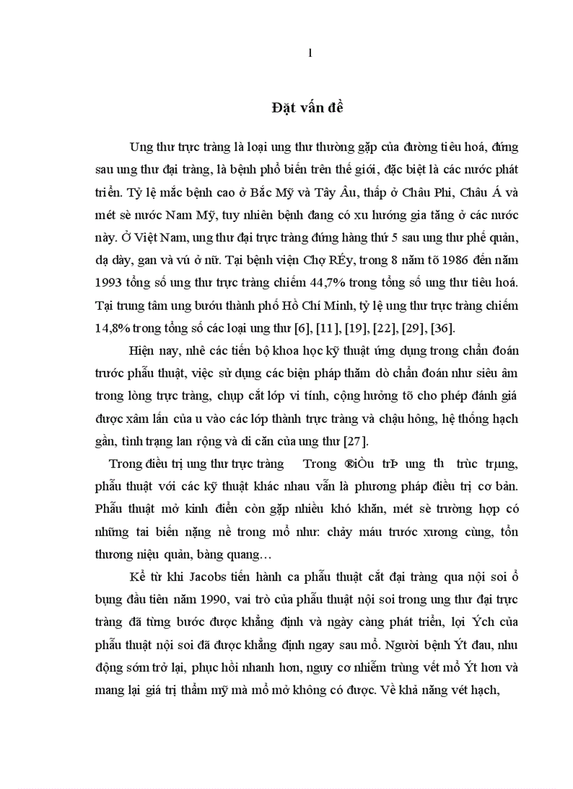 image for page Đánh giá kết quả của phẫu thuật nội soi trong điều trị ung thư trực tràng tại bệnh viện Việt Đức từ 2003 2008