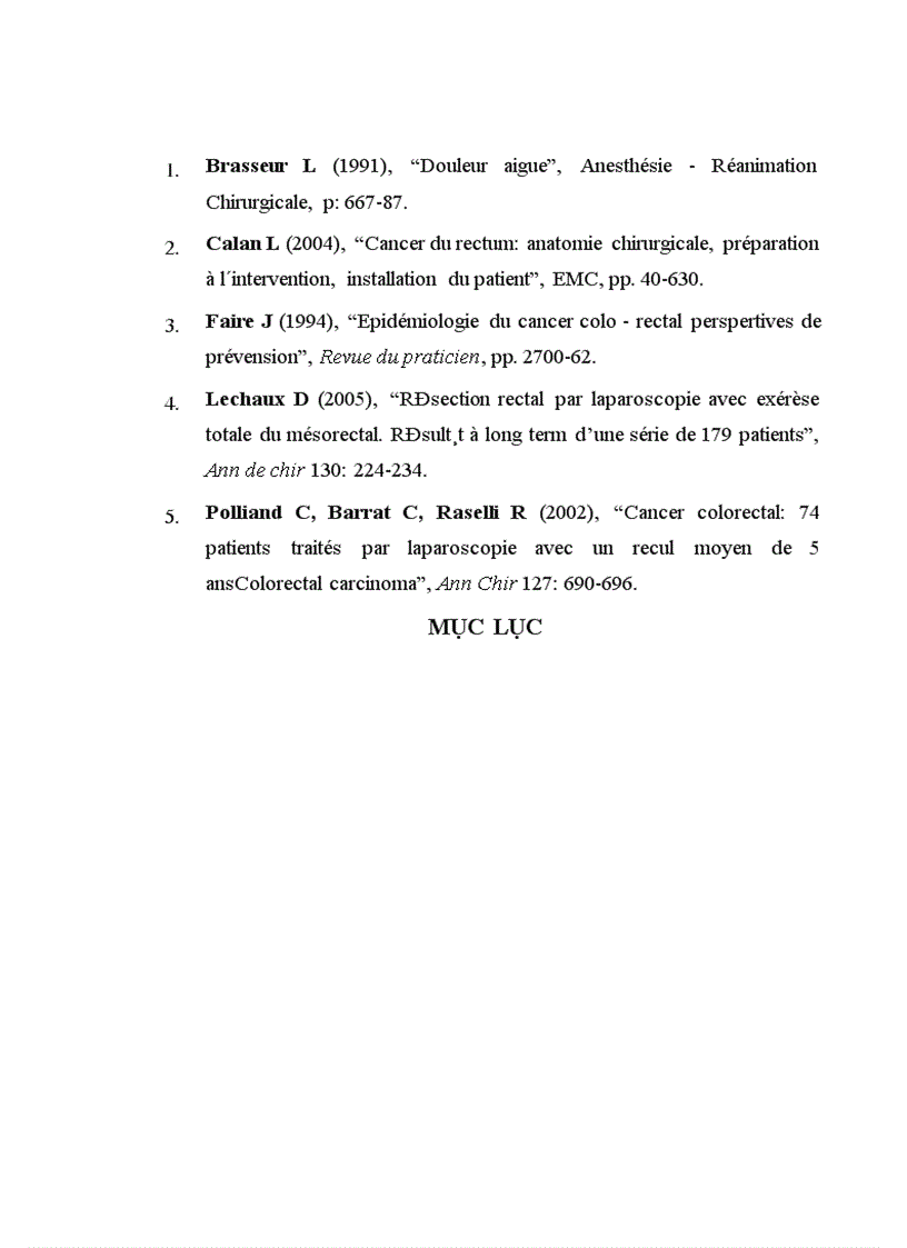 image for page Đánh giá kết quả của phẫu thuật nội soi trong điều trị ung thư trực tràng tại bệnh viện Việt Đức từ 2003 2008