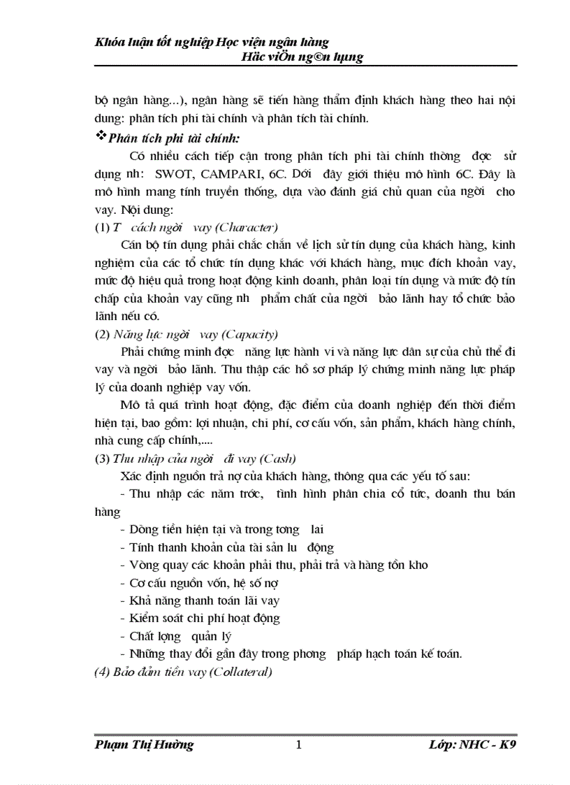 image for page Giải pháp quản lý rủi ro tín dụng đối với doanh nghiệp vừa và nhỏ tại ngân hàng đầu tư và phát triển việt nam chi nhánh Quang Trung 1