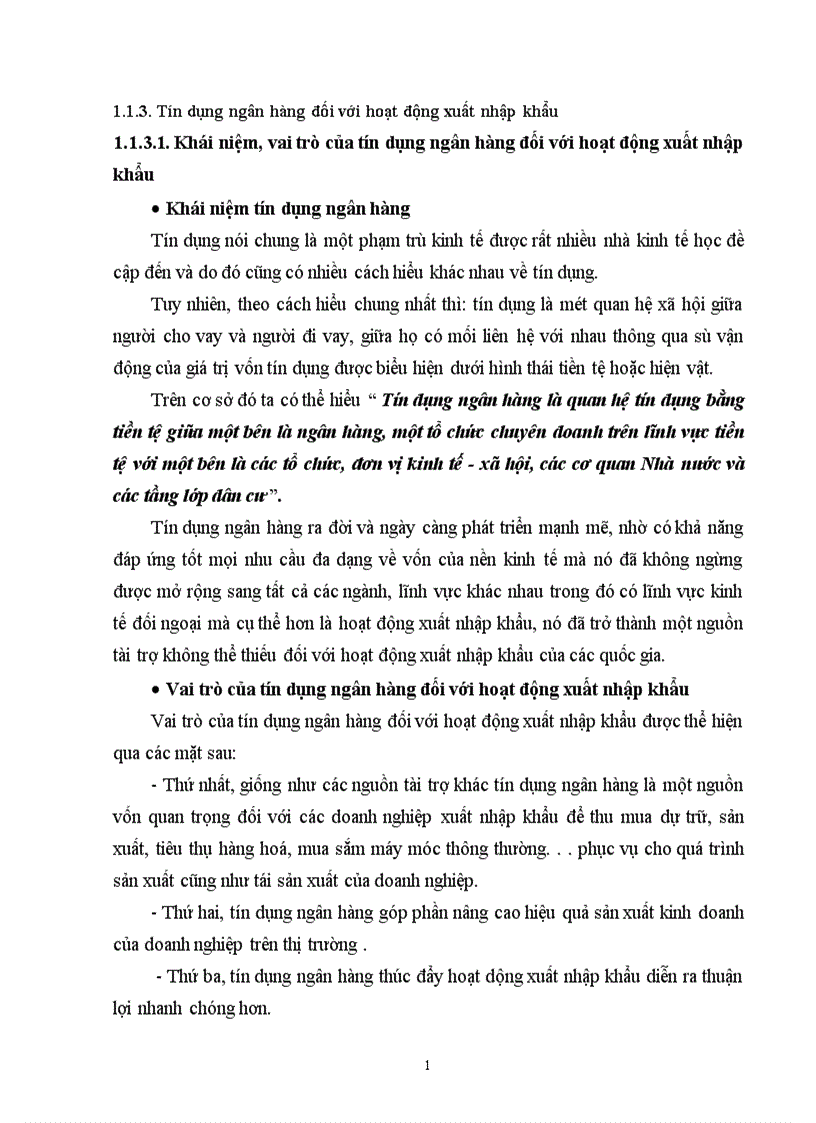 image for page Một số giải pháp nhằm nâng cao chất lượng tín dụng xuất nhập khẩu tại Chi nhánh Ngân hàng Công thương khu vực Đống Đa 1