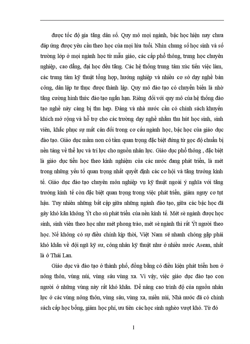 image for page Thực trạng và giải pháp để nâng cao hiệu quả của đào tạo và sử dụng nguồn nhân lực phục vụ cho sự nghiệp công nghiệp hoá hiện đại hoá ở Việt Nam 1