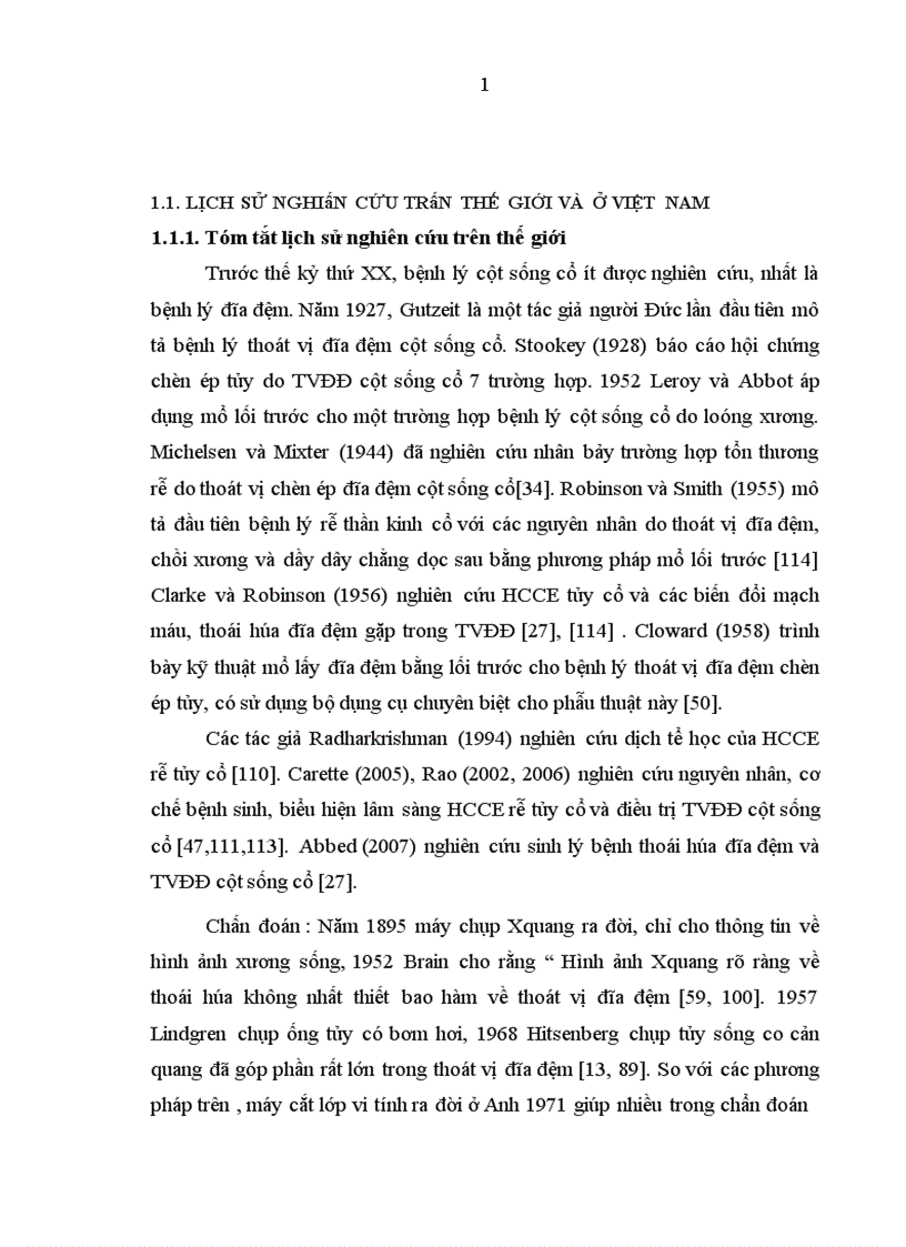 image for page Nghiên cứu chần đoán và điều trị phẫu thuật thoát vị đĩa đệm cột sống cổ bằng đường mổ cổ trước bên tại Bệnh viện Việt Đức