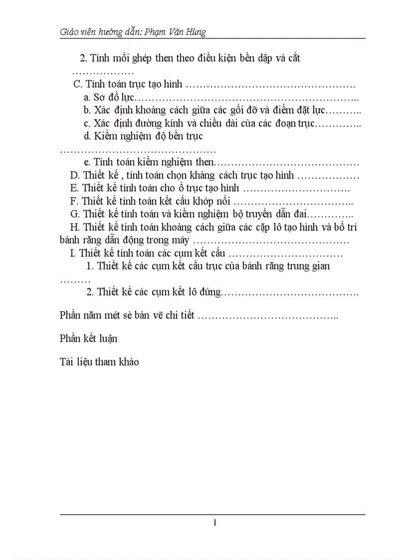 image for page Tính toán và thiết kế các cụm chi tiết máy lốc công suất động cơ và hộp giảm tốc