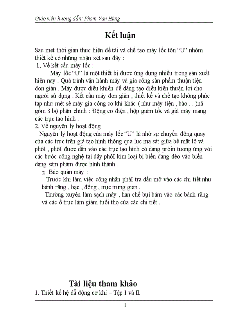 image for page Tính toán và thiết kế các cụm chi tiết máy lốc công suất động cơ và hộp giảm tốc