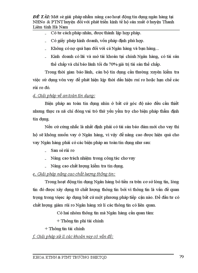 image for page Một số giải pháp cho Tín dụng ở NHNo PTNT huyện đối với phát triển kinh tế hộ sản xuất tại huyện Thanh Liêm tỉnh Hà Nam