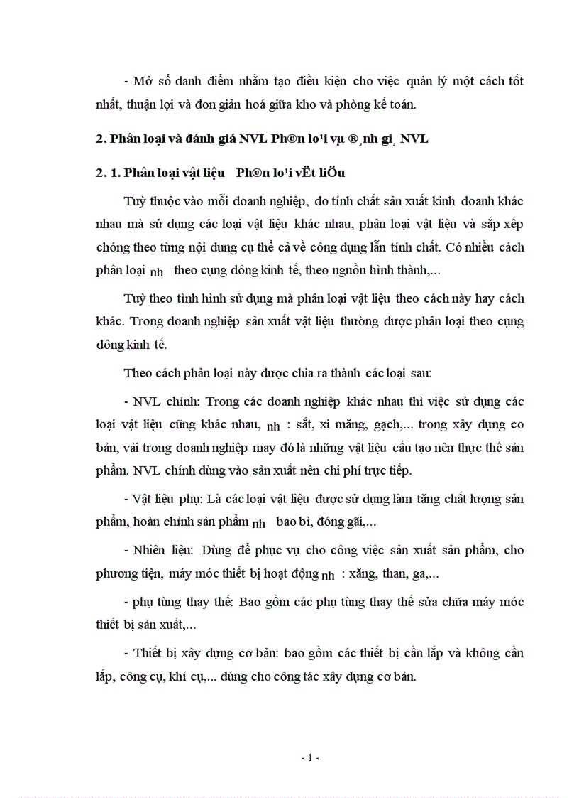 image for page Thực tế tổ chức kế toán nguyên vật liệu trong các doanh nghiệp sản xuất kinh doanh