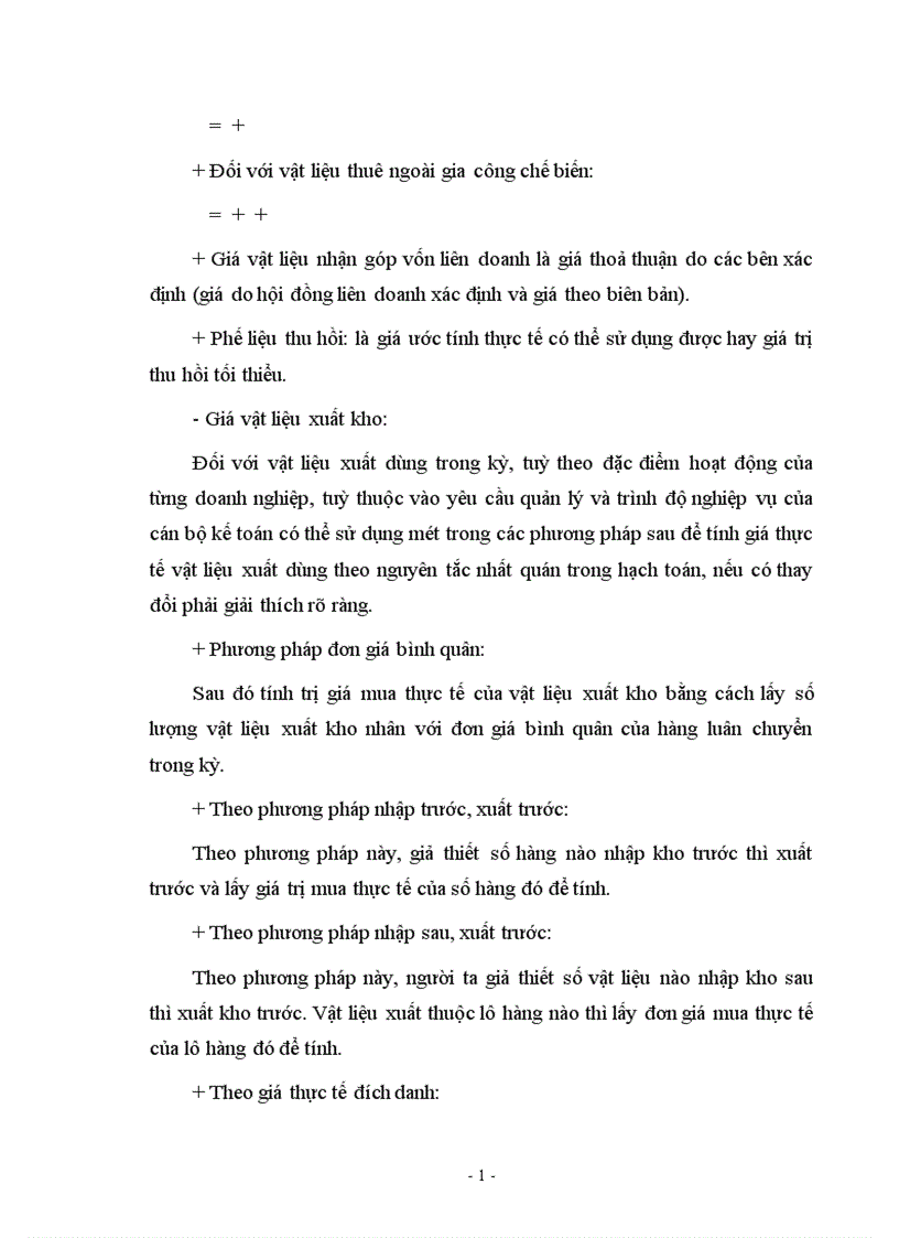 image for page Thực tế tổ chức kế toán nguyên vật liệu trong các doanh nghiệp sản xuất kinh doanh