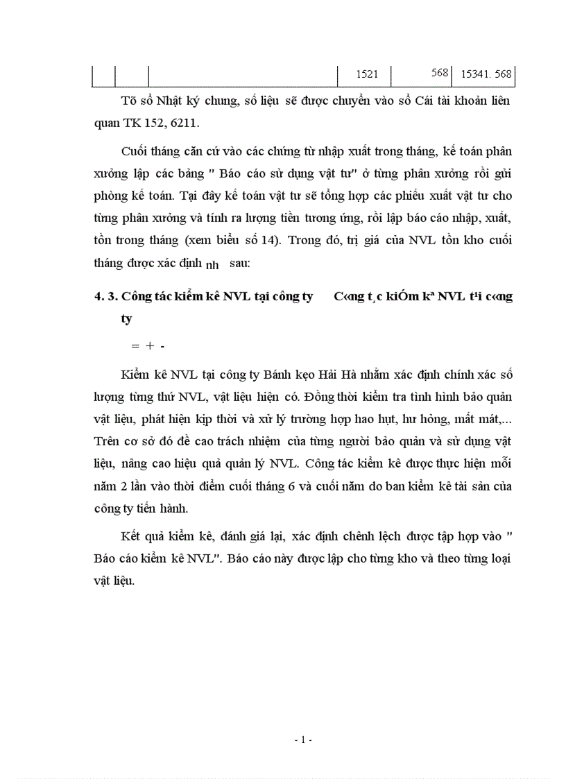 image for page Thực tế tổ chức kế toán nguyên vật liệu trong các doanh nghiệp sản xuất kinh doanh