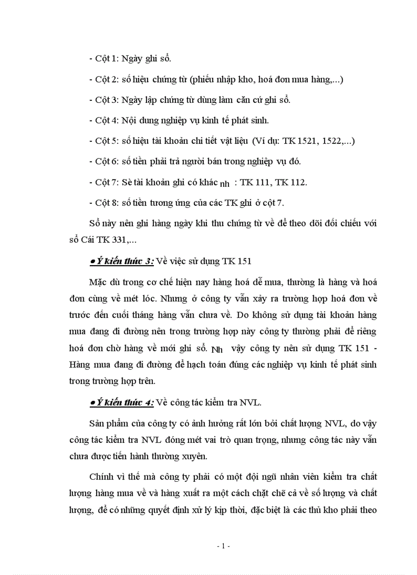 image for page Thực tế tổ chức kế toán nguyên vật liệu trong các doanh nghiệp sản xuất kinh doanh