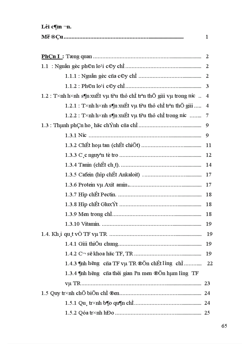 image for page nghiên cứu mối Quan hệ giữa teaflavin và Tearubigin trong chè đen theo phương pháp OTD đến chất lượng chè