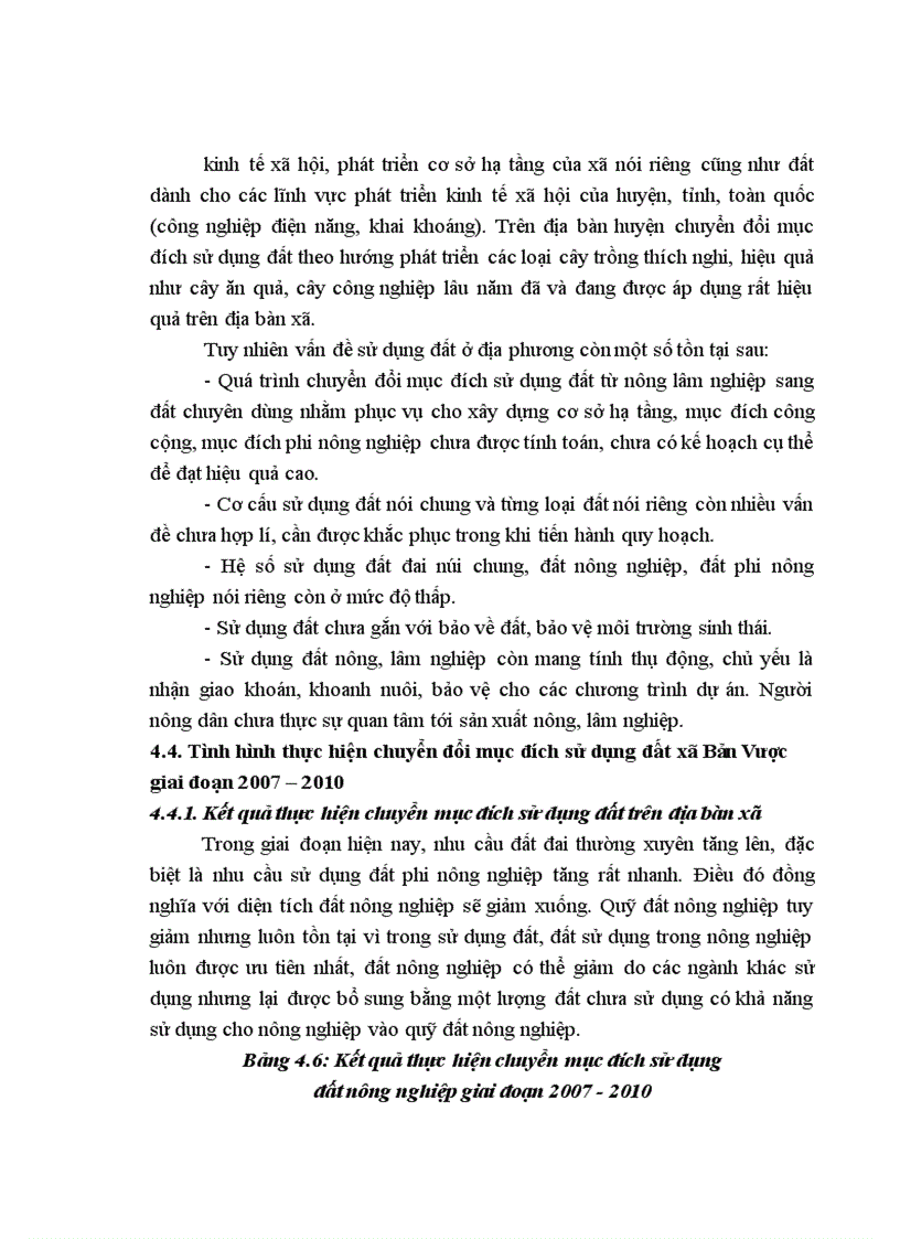 image for page Đánh giá thực trạng chuyển đổi mục đích sử dụng đất của xã Bản Vược huyện Bát Xát tỉnh Lào Cai giai đoạn 2007 2010