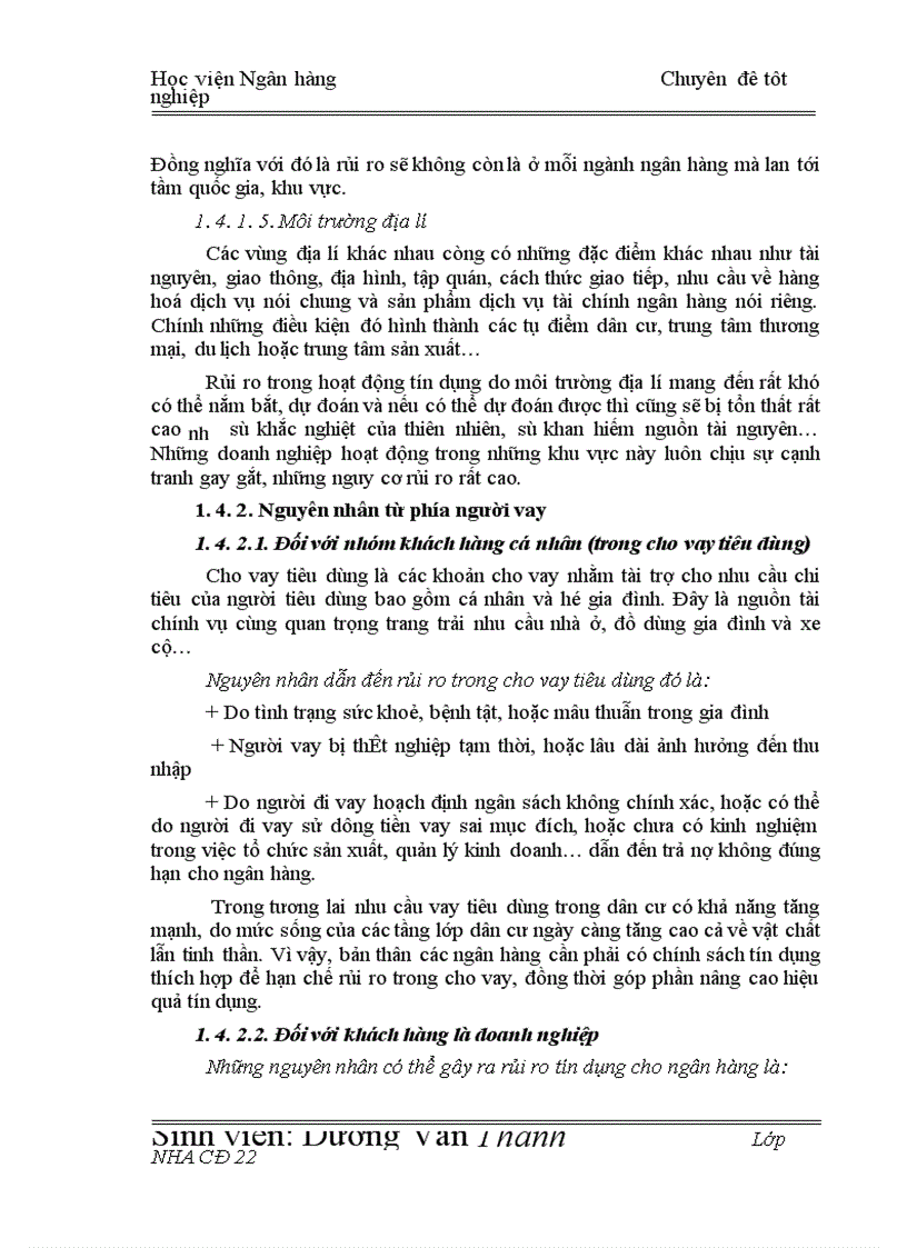 image for page Giải pháp hạn chế rủi ro tín dụng tại Chi nhánh Ngân hàng Công Thương khu vực Đống Đa 1
