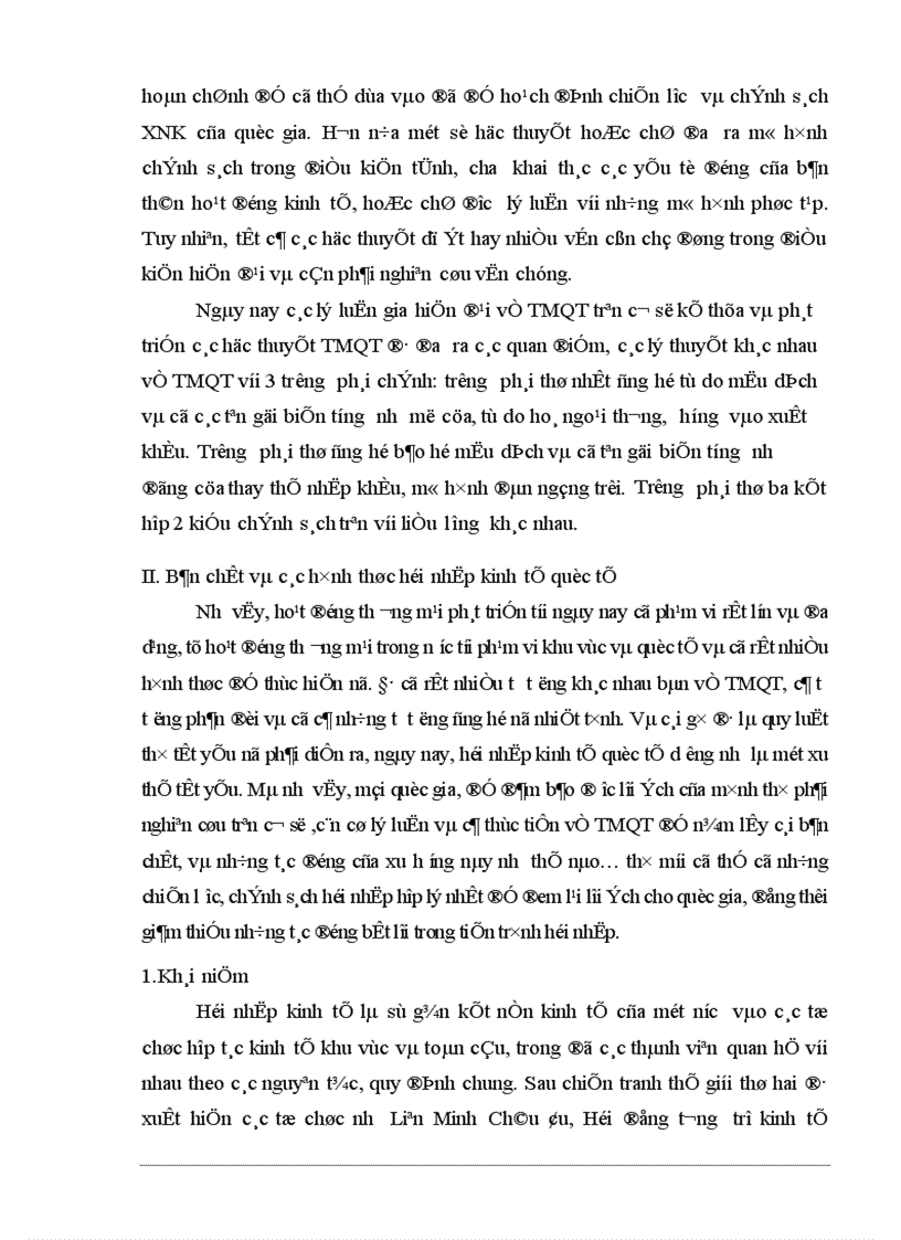 image for page Tự do hóa trong EU và khả năng thâm nhập thị trường EU của hàng hoá Việt Nam