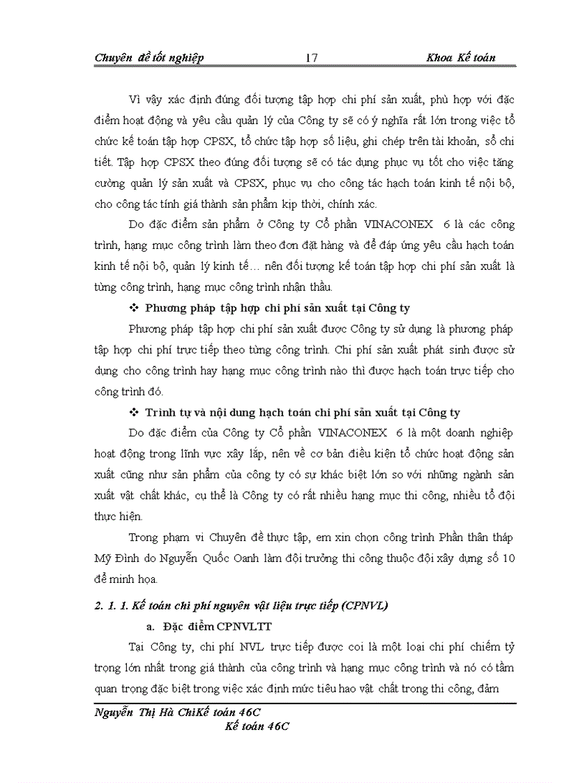 image for page Hoa n thiê n kế toán chi phi sa n xuâ t va ti nh gia tha nh sa n phâ m tại Công ty Cô phâ n VINACONEX 6