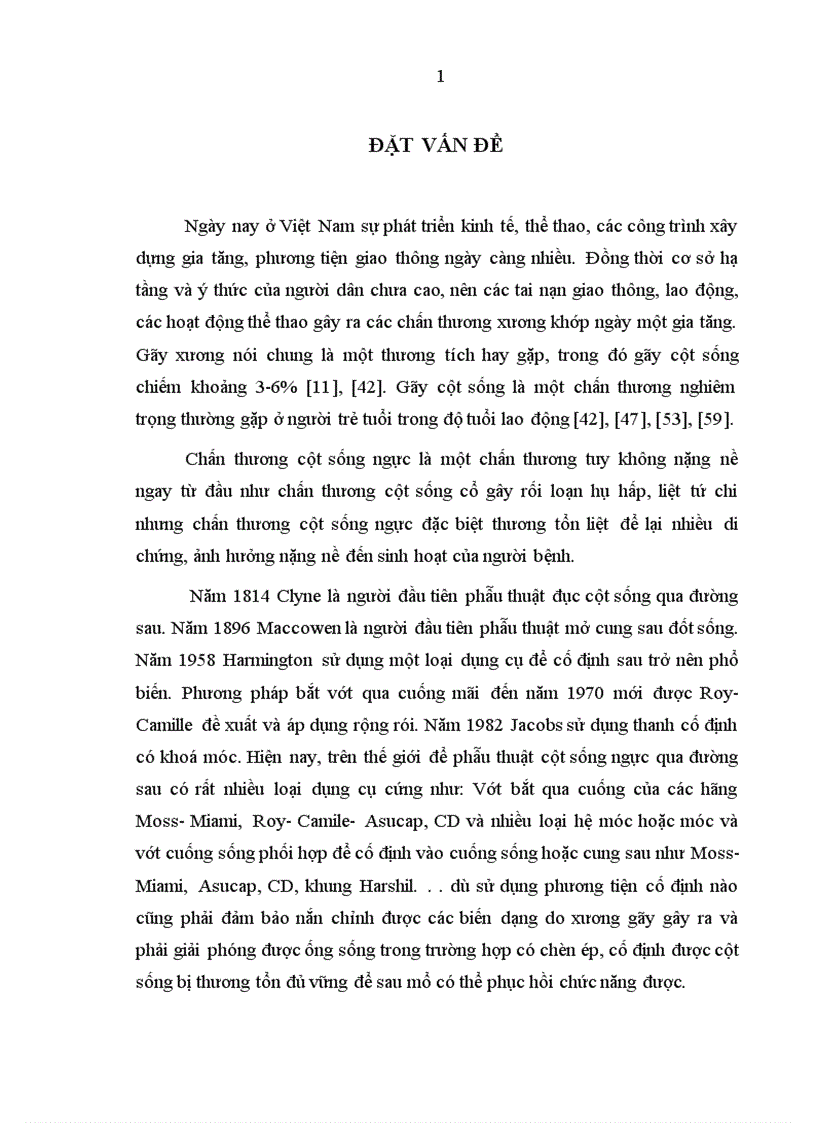 image for page Đánh giá kết quả điều trị phẫu thuật cố định cột sống ngực bằng phương pháp bắt vít qua cuống và giải ép lối sau tại Bệnh viện Việt Đức