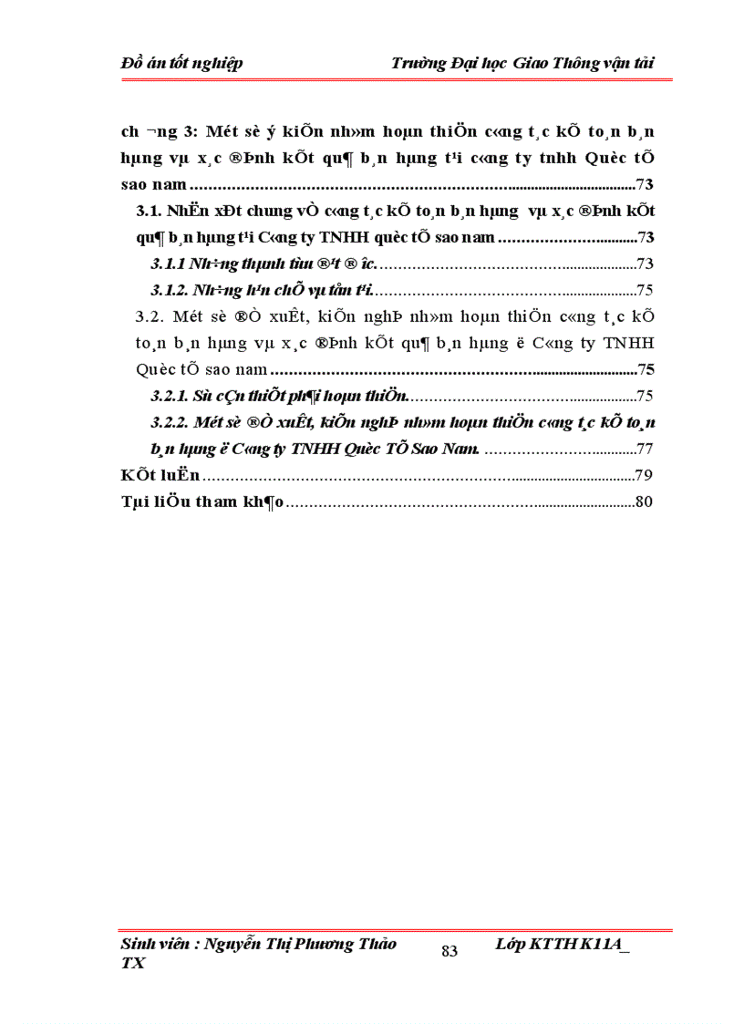 image for page Tổ chức công tác kế toán bán hàng và xác định kết quả bán hàng tại công ty TNHH Quốc Tế Sao Nam 1