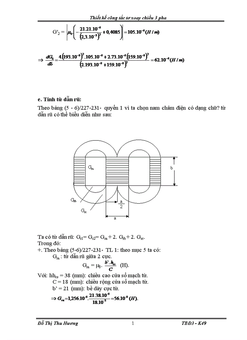 image for page Thiết kế ng tắc tơ xoay chiều pha