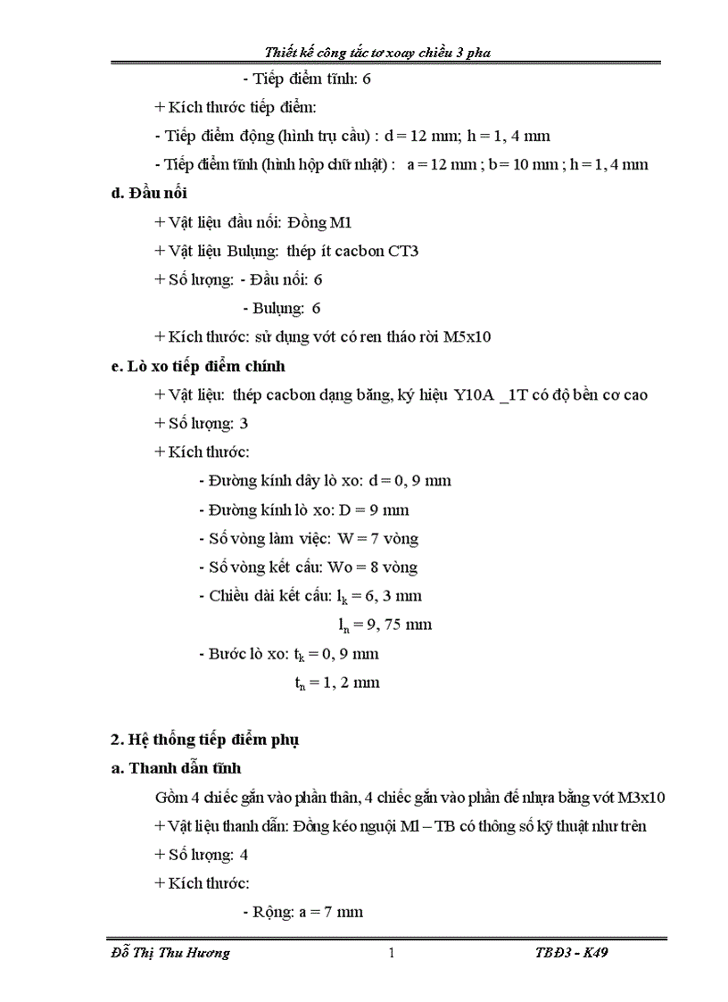image for page Thiết kế ng tắc tơ xoay chiều pha