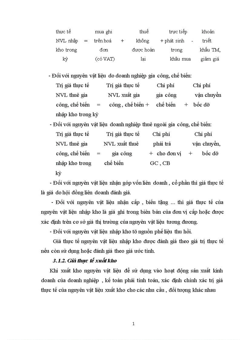 image for page Kế toán nguyên vật liệu vật liệu và công cụ dụng cụ tại Xí nghiệp 22 Công ty 22 BQP 1