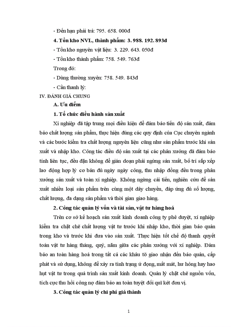 image for page Kế toán nguyên vật liệu vật liệu và công cụ dụng cụ tại Xí nghiệp 22 Công ty 22 BQP 1