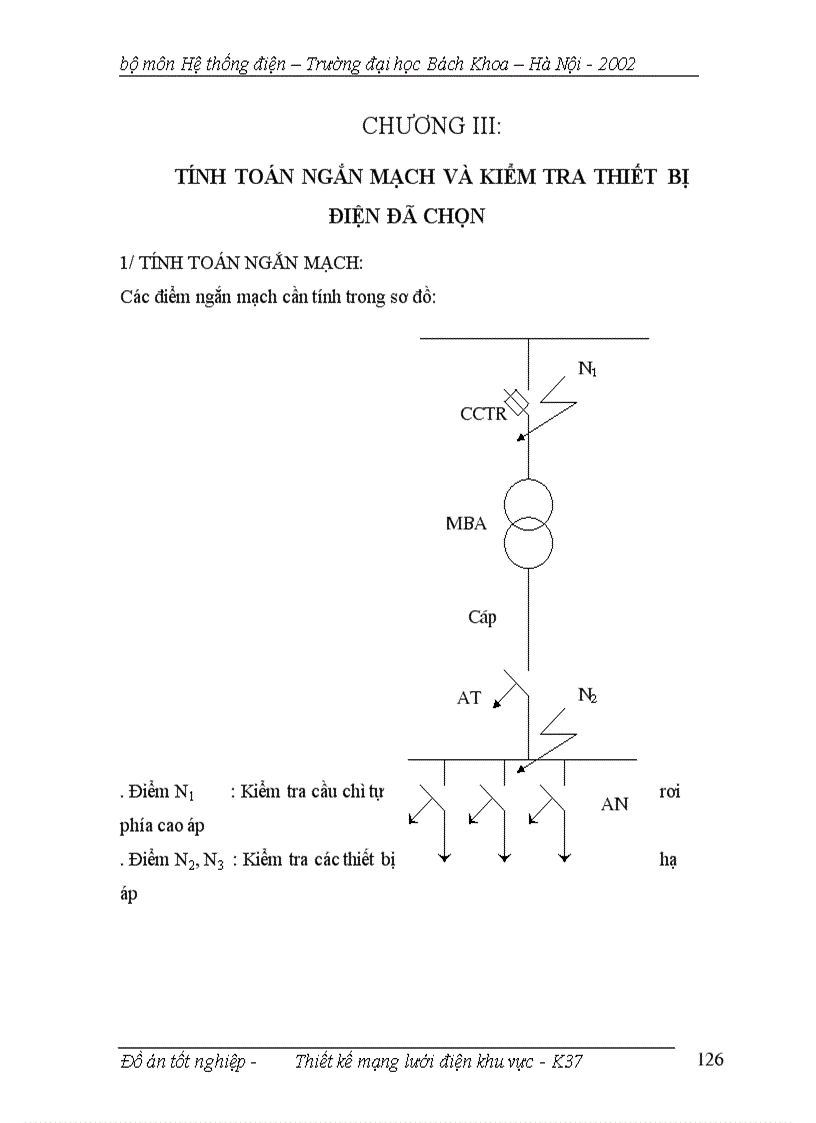 image for page Thiết kế mạng lưới điện khu vực 1