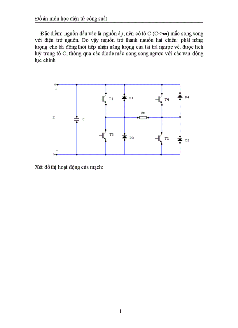 image for page Thiết kế phần nghịch lưu của bộ nguồn cho lò tôi thép