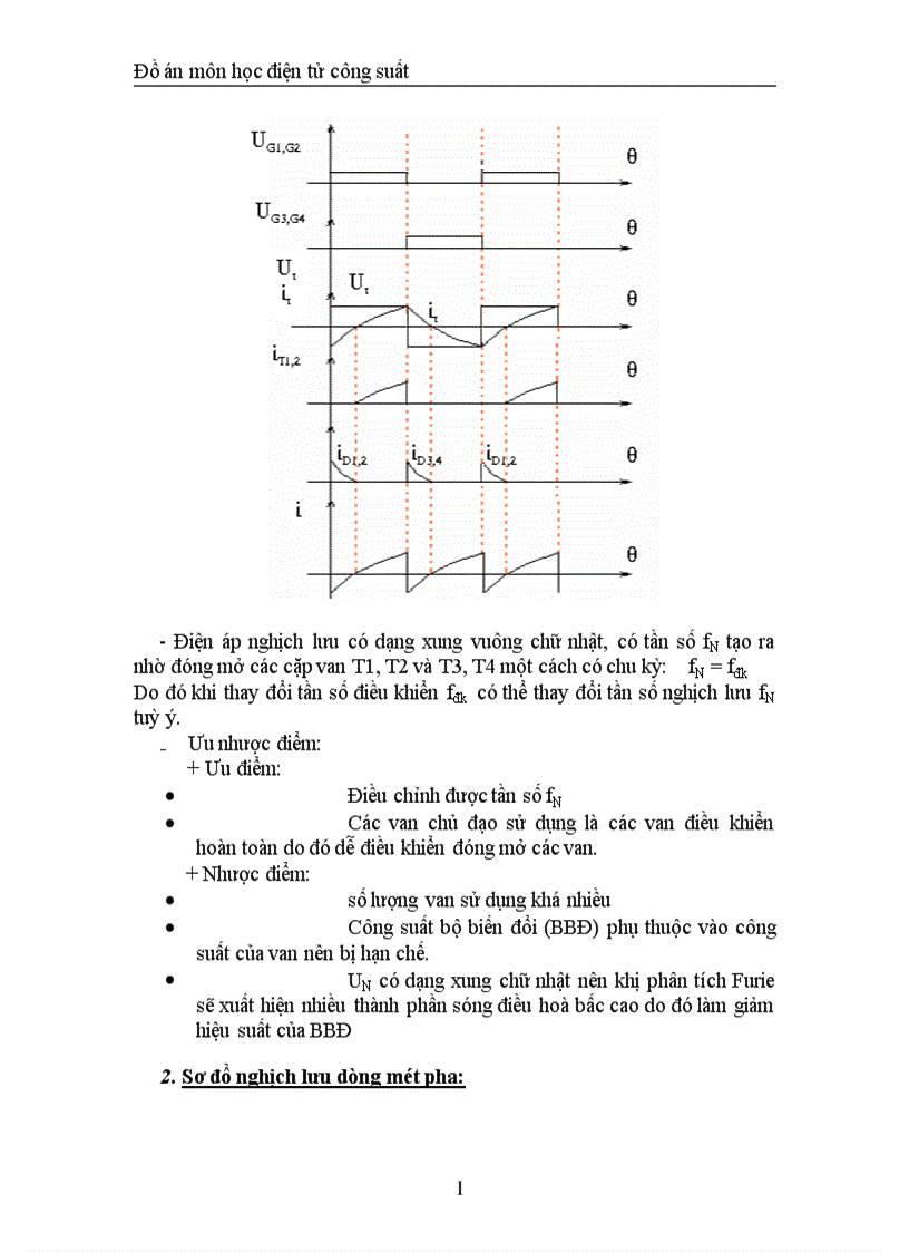 image for page Thiết kế phần nghịch lưu của bộ nguồn cho lò tôi thép