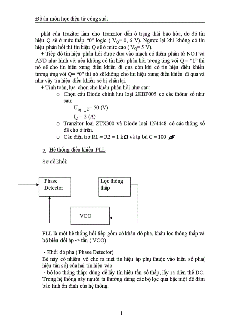 image for page Thiết kế phần nghịch lưu của bộ nguồn cho lò tôi thép