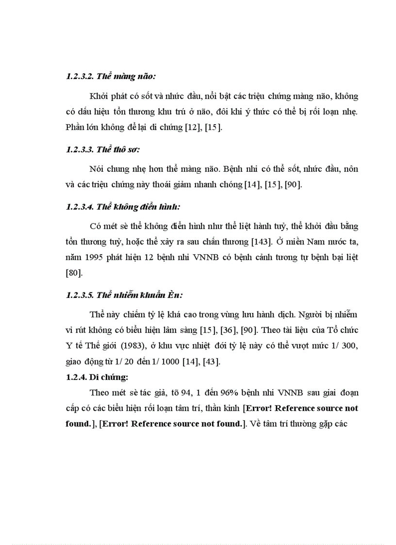 image for page Nghiên cứu một số đặc điểm lâm sàng di chứng VNNB giai đoạn muộn theo YHCT