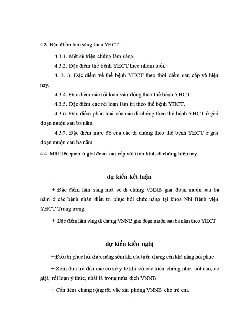 image for page Nghiên cứu một số đặc điểm lâm sàng di chứng VNNB giai đoạn muộn theo YHCT